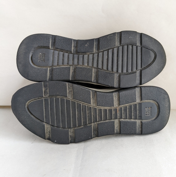 Frye Willow Low Women’s Lace Up Sneakers Size 8M Black Leather Calf Hair - Picture 6 of 9